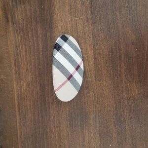Large Burberry Barette/Hair Clip